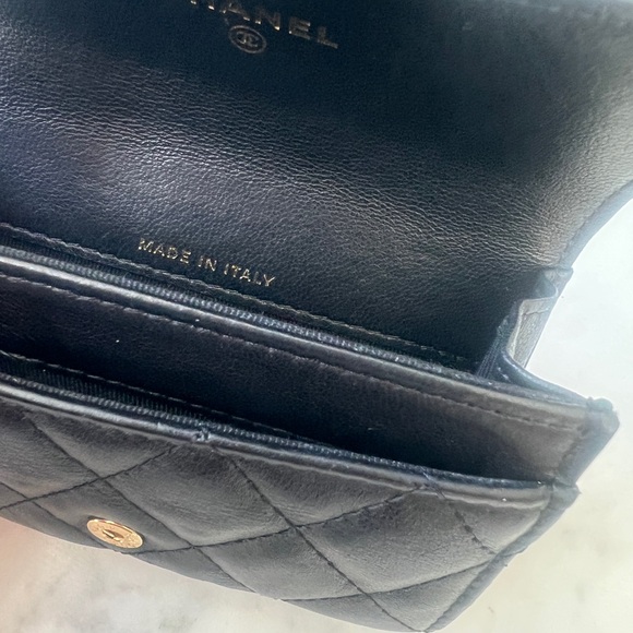CHANEL 2.55 Reissue  coin, card wallet  in black - Picture 11 of 12